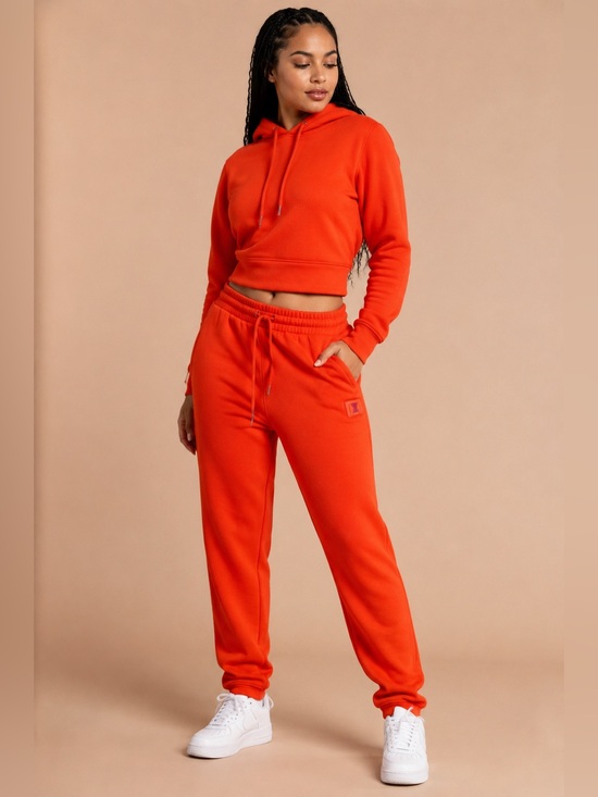 Savage X Fenty Pants - Savage X Fenty Orange Fleece Sweatpants Joggers XS